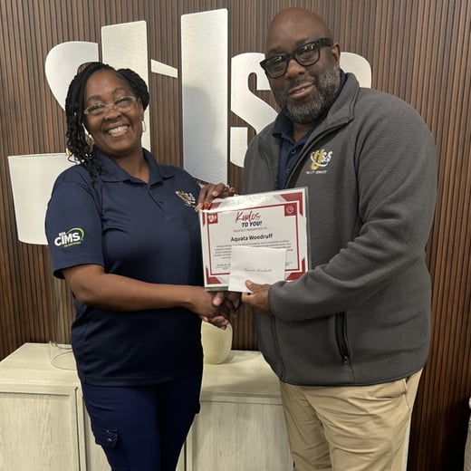 employee kudos for newsletter-Aquata Woodruff